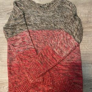 rue 21 tri colored sweater